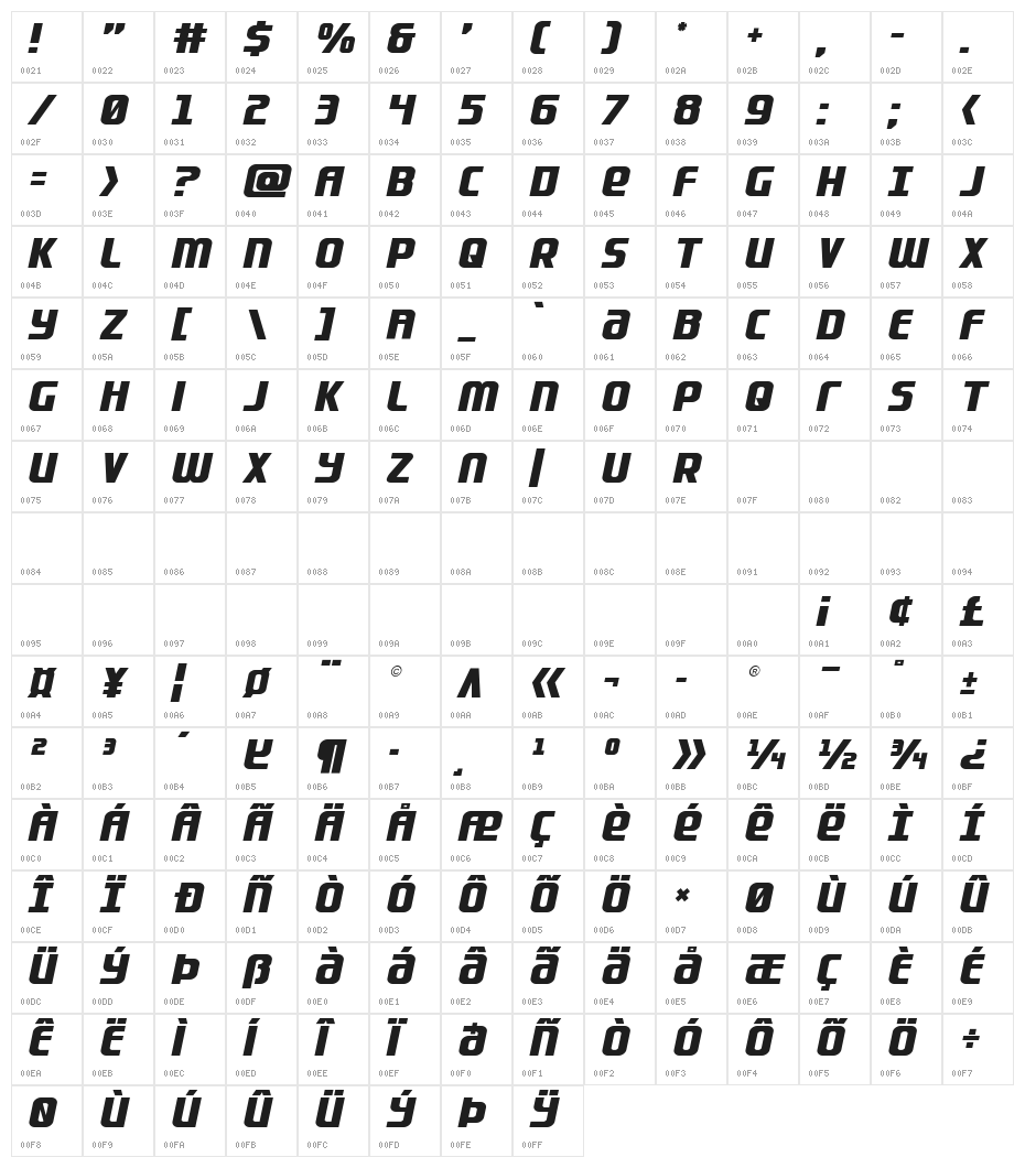Lightsider Title Character Map