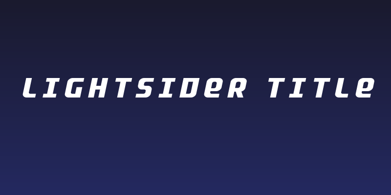 Lightsider Title Social Header