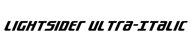 Lightsider Ultra-Italic  नि: शुल्क फ़ॉन्ट्स डाउनलोड