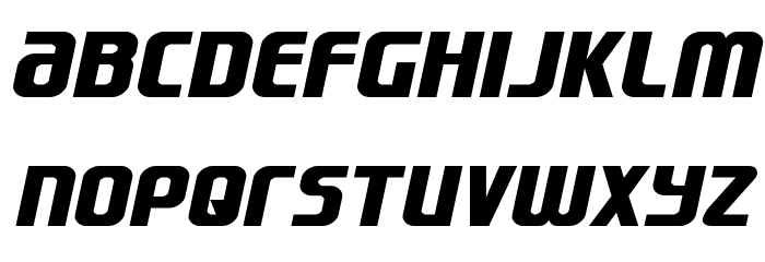 Lightsider Font LOWERCASE