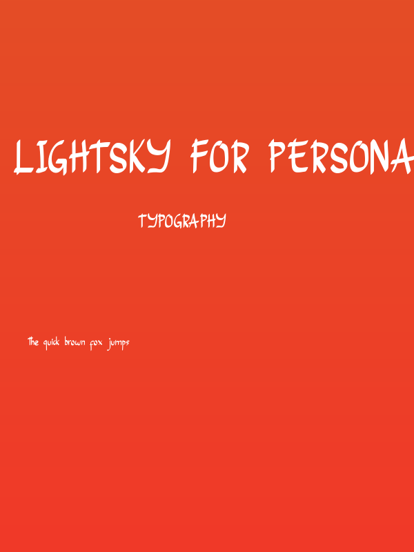 Lightsky for personal use Poster