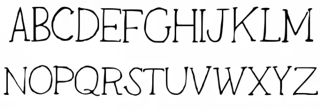 Lightweight Schriftart Groß