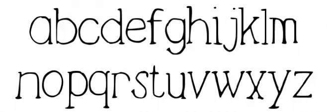 Lightweight 字体 小写