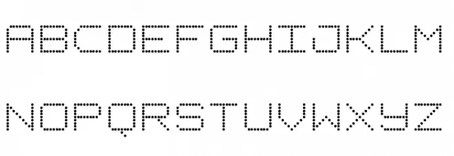 Lightzone Regular Schriftart Groß