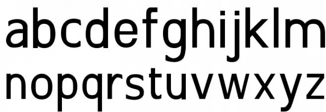 Lignum Melle Regular Font LOWERCASE