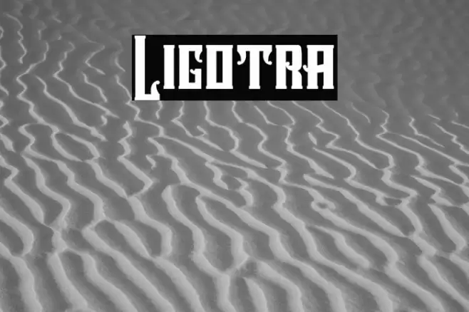 Ligotra Font examples