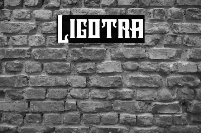 Ligotra Font examples