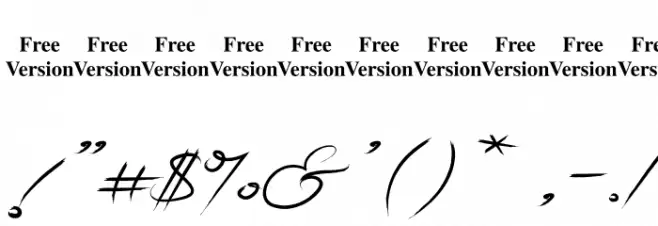 Lihataja-Brush Font OTHER CHARS