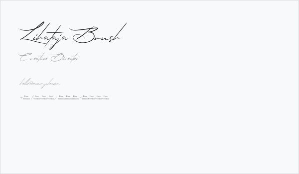 Lihataja Brush Business Card