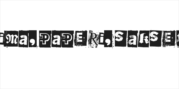 Liima, paperi, sakset 2 Logo