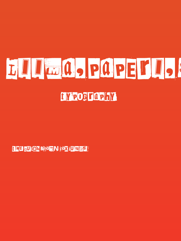 Liima, paperi, sakset 2 Poster