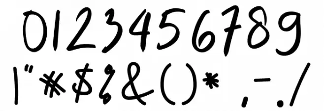 Like A Birds Font OTHER CHARS