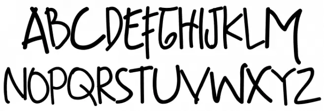 Like A Birds Шрифта ВЕРХНИЙ