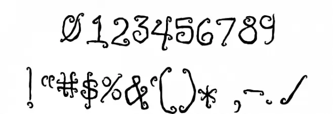 Like Cockatoos Bold フォント その他の文字