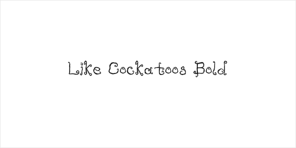 Like Cockatoos Bold Logo