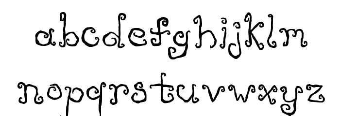 Like Cockatoos Bold Font LOWERCASE