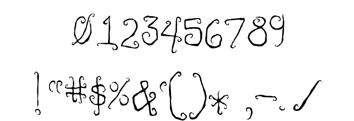 Like Cockatoos Condensed Font OTHER CHARS