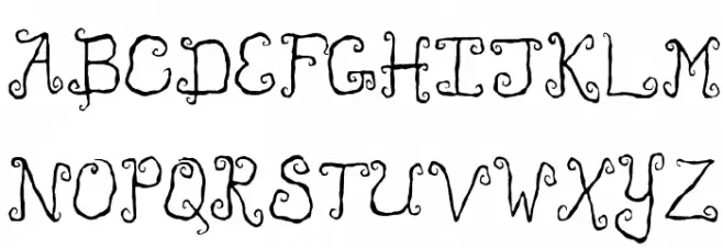 Like Cockatoos Condensed Font Litere mari