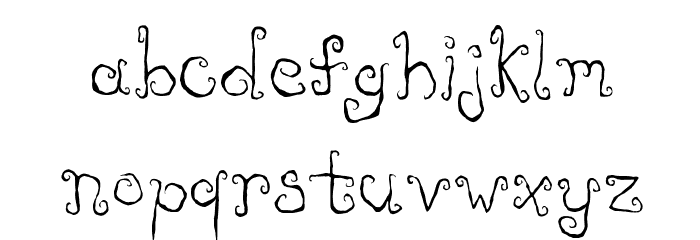 Like Cockatoos Condensed Font LOWERCASE