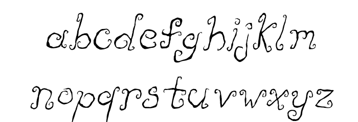 Like Cockatoos Italic Font LOWERCASE
