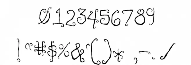 Like Cockatoos フォント その他の文字