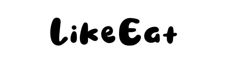 Like Eat  Скачать бесплатные шрифты