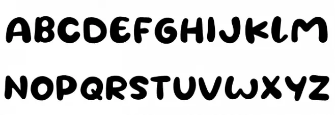 Like Eat Schriftart Groß