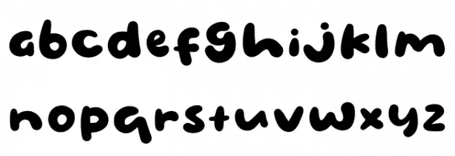 Like Eat Font LOWERCASE