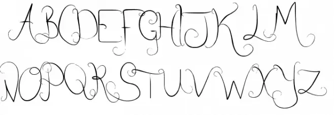 Like Giselle? Schriftart Groß