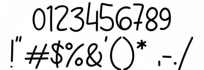 Like Slim Font OTHER CHARS