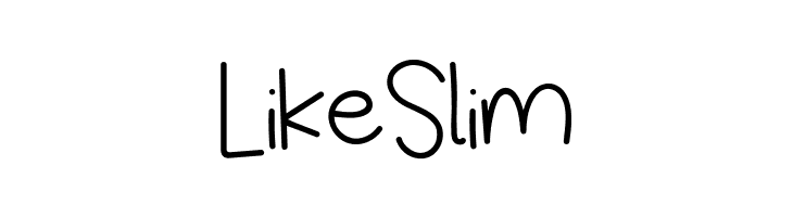 Like Slim  Frei Schriftart Herunterladen