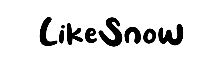 Like Snow  Frei Schriftart Herunterladen