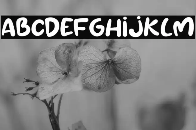 Like Snow Fonte examples