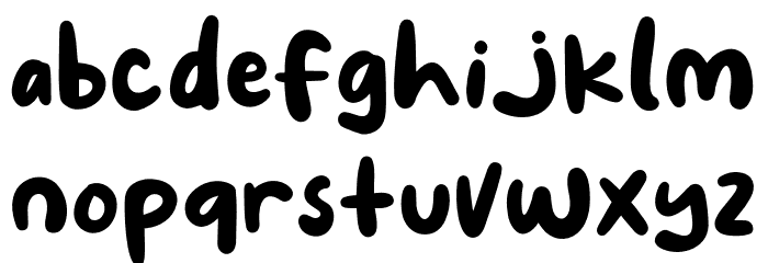 Like Snow Font LOWERCASE