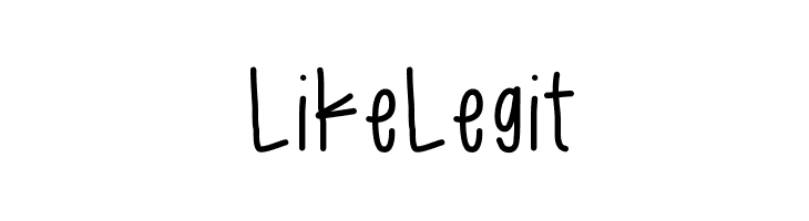 LikeLegit  नि: शुल्क फ़ॉन्ट्स डाउनलोड