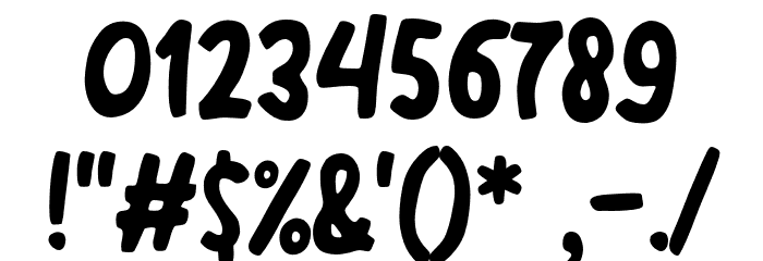 LikeSnacking Font OTHER CHARS