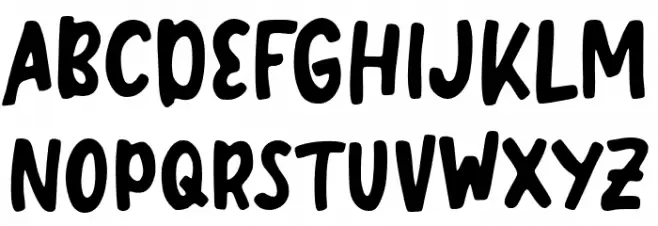 LikeSnacking フォント 大文字