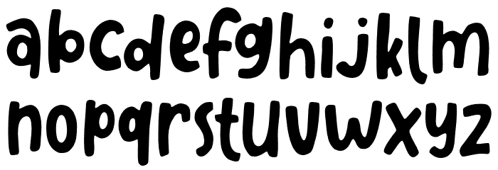 LikeSnacking Font LOWERCASE
