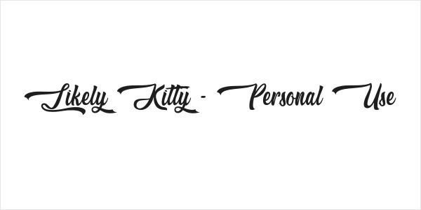 Likely Kitty - Personal Use Logo
