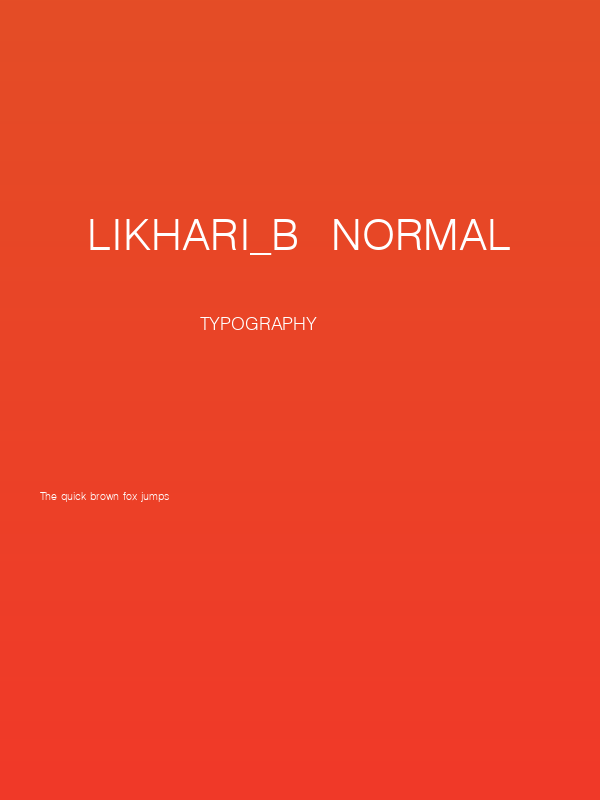 Likhari_B  Normal Poster