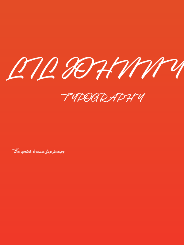 Lil Johnny PERSONAL USE ONLY Regular Poster