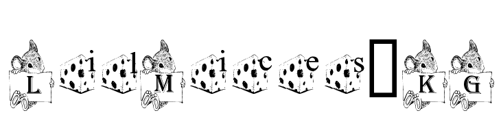 Lil Mices _KG  font caratteri gratis