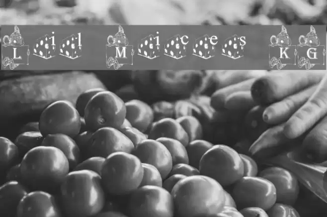 Lil Mices _KG Font examples