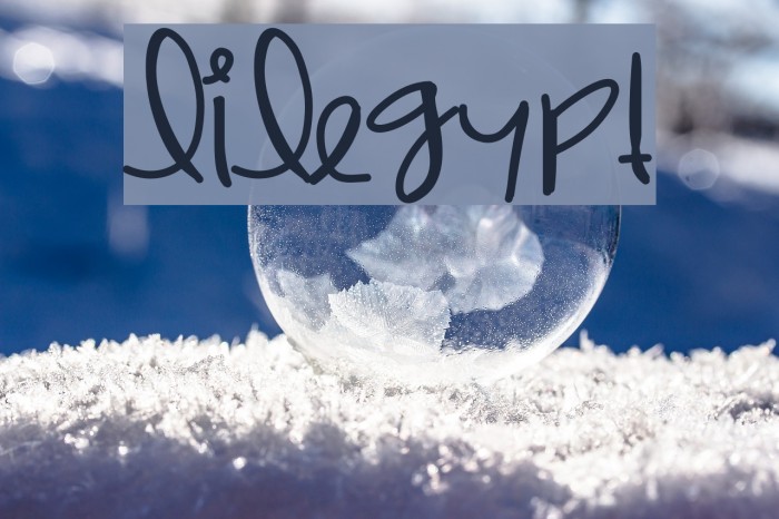 LilEgypt Font examples