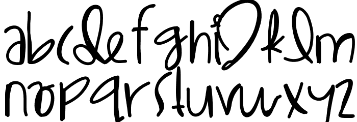LilEgypt Font LOWERCASE
