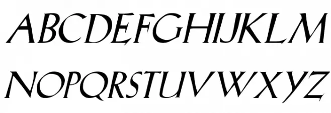 LilHvy Italic Fonte MAIÚSCULAS