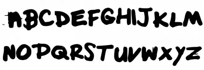 LilSister Schriftart Groß
