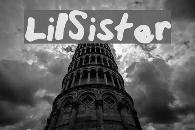 LilSister Font examples