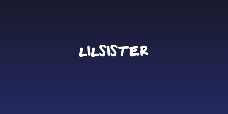 LilSister Social Header