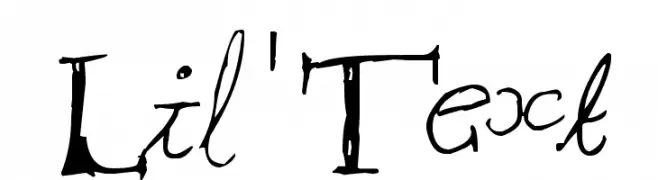 Lil'Text  تنزيل الخطوط